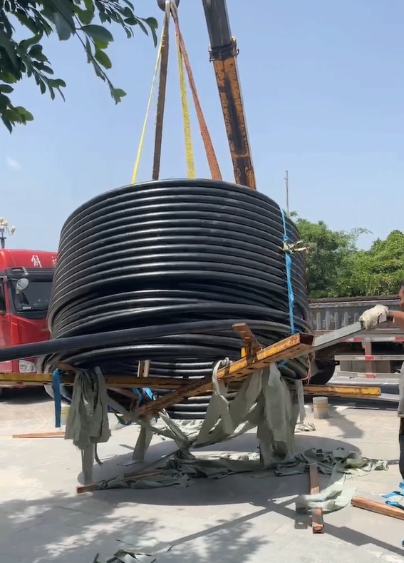 RTP柔性复合管输送温泉水施工案例